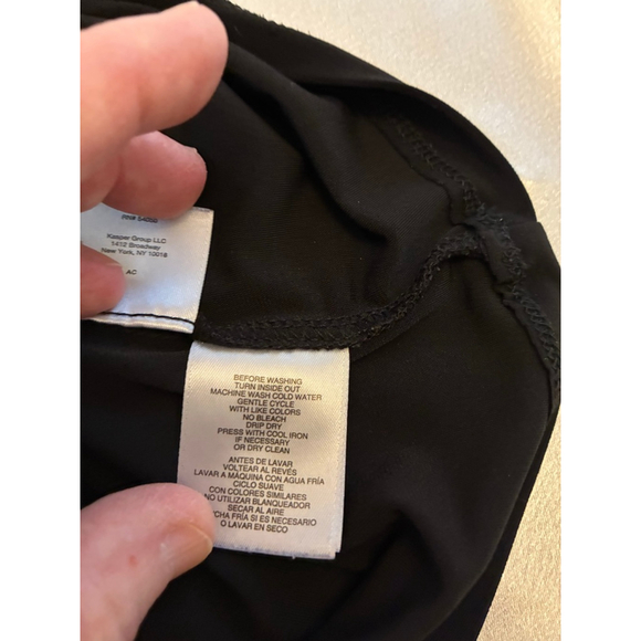 Anne Klein NWOT Black Sleeveless Summer Top Size Medium -please check measuremen - Picture 7 of 7